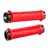 Грипсы ODI Troy Lee Designs Signature  MTB Lock-On Bonus Pack Red w/ Black Clamps (красные с черными замками)